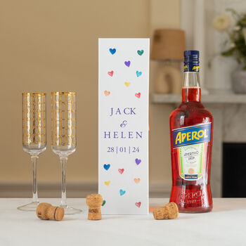 Personalised Couple Bottle Box, 2 of 9