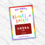 'Thanks A Latte' Personalised Gift Card Holder, thumbnail 1 of 2