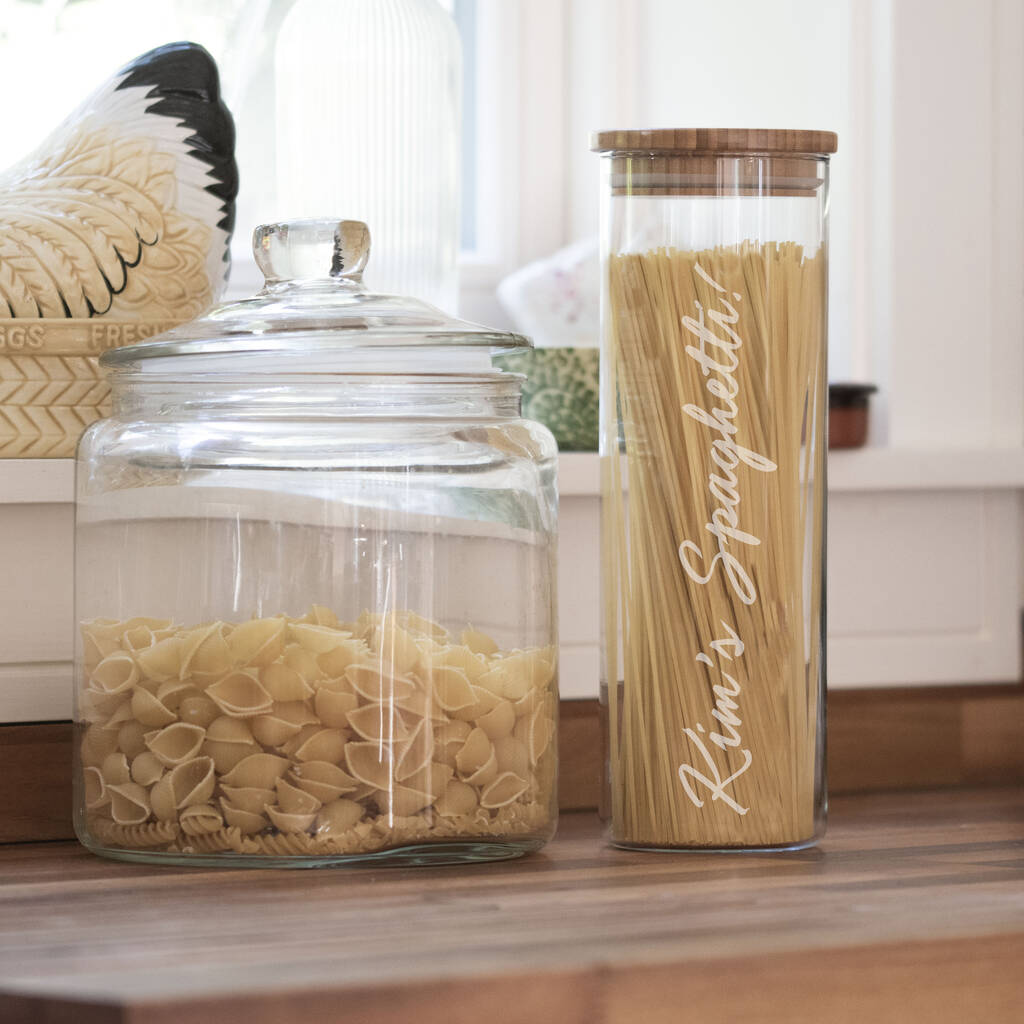 Personalised Spaghetti Jar By Oh So Cherished