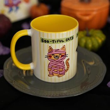 Halloween Cat Mug – Cute Spooky Cat Design, 7 of 7