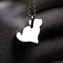 Cat Cremation Ashes Memorial Necklace, thumbnail 4 of 5
