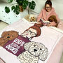 Personalised You And Your Pet Sherpa Blanket, thumbnail 1 of 12