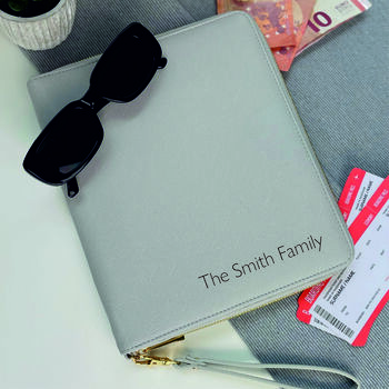 Personalised Simple Family Travel Wallet, 5 of 10