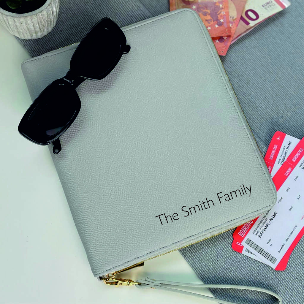 Personalised Simple Family Travel Wallet, 1 of 6