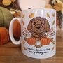 Personalised Pupkin Patch Dog Lover Ceramic Mug, thumbnail 2 of 12