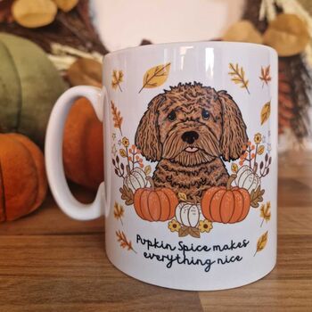 Personalised Pupkin Patch Dog Lover Ceramic Mug, 2 of 12