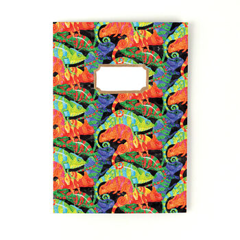 Camouflage Of Chameleons Print A5 Lined Journal, 4 of 10