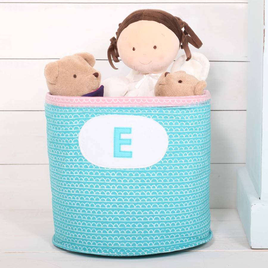 Personalised Children Room Storage Basket By Red Berry Apple