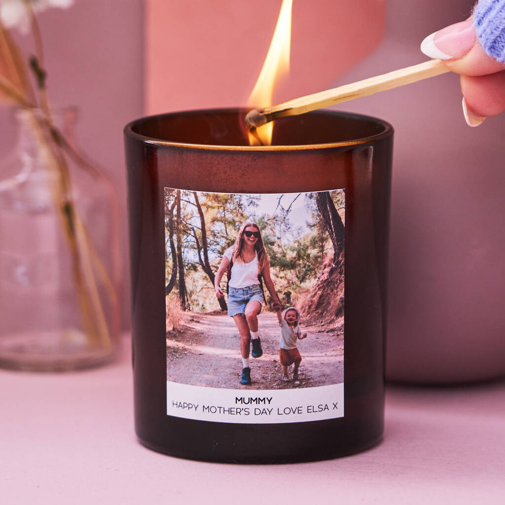 Personalised Photo Candle For Mum, 1 of 2