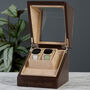 Personalised Large Double Watch Display Case, thumbnail 3 of 5