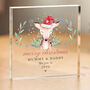 Merry Christmas Acrylic Plaque Gift For Mummy And Daddy, thumbnail 1 of 6