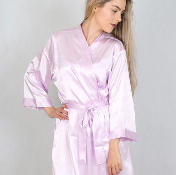 Satin Robe Perfect For The Bridal Party, 3 of 10