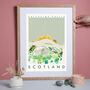 Edinburgh Castle, Scotland Landmark Travel Print, thumbnail 1 of 2