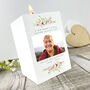 Personalised Floral Photo Tea Light Holder, thumbnail 3 of 7