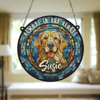 Golden Retriever Memorial Suncatcher, 5 of 6