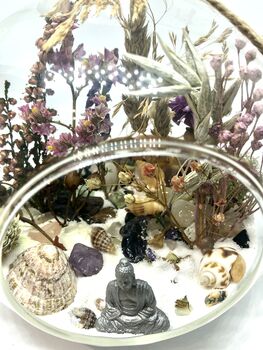 Dried Flowers And Buddha Terrarium Kit, 5 of 8