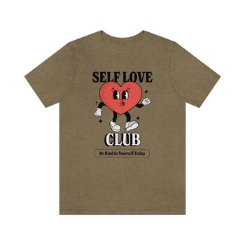 'Self Love Club' Retro Graphic Tshirt, 8 of 9