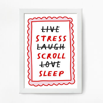 'Live, Laugh, Love' Parody Print, 3 of 3