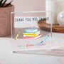 Personalised Teacher Acrylic Plaque Gift, thumbnail 3 of 5