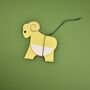 Handmade Paper Sheep Easter Decoration, thumbnail 2 of 2