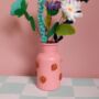 Hand Decorated Strawberry Mini Vase, thumbnail 3 of 5