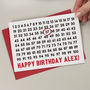 Numbers Birthday Card, thumbnail 4 of 4