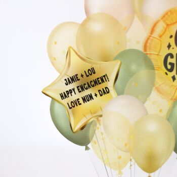 Personalised Helium Balloon Card, Congratulations, 5 of 5