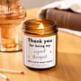 Unpaid Therapist Best Friend Funny Candle Gift, thumbnail 1 of 4