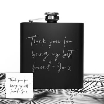 Personalised Handwriting Hip Flask, 2 of 9