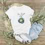 'Live Laugh Leaf' Cabbage T Shirt, thumbnail 2 of 4