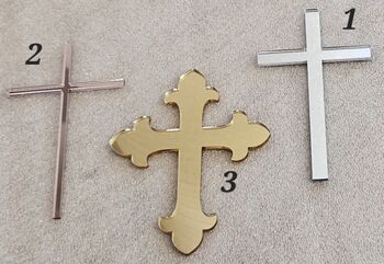 Acrylic Cross Cake Charm, 5 of 5