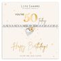Happy 50th Birthday Bracelet Gift, thumbnail 3 of 5