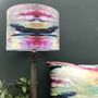 De Lux Artist Handmade Abstract Lampshade, thumbnail 2 of 4