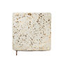 Cream And Copper Metallic Natural Cowhide Cushion Cover, thumbnail 2 of 6