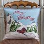 Christmas Alpine Chalet Cushion, thumbnail 2 of 3