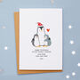 Personalised Happy Christmas Daddy Penguin Card, thumbnail 2 of 3