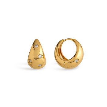 Maddie Midi Hoop Earrings, 2 of 4