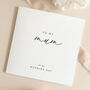 Luxury Wedding Day Card To My Mum With Wax Seal, thumbnail 5 of 7