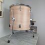 Real Drum Table Large Wood Grain, Chrome, Man Cave, Drummer, Upcycled, thumbnail 4 of 11