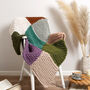Chunky Check Blanket Beginner Knitting Kit, thumbnail 1 of 9