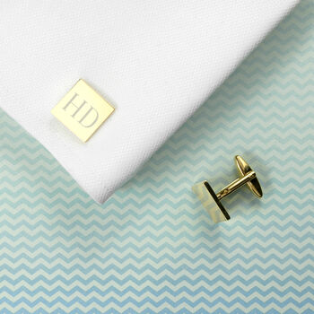 Personalised Luxury Square Cufflinks, 6 of 8