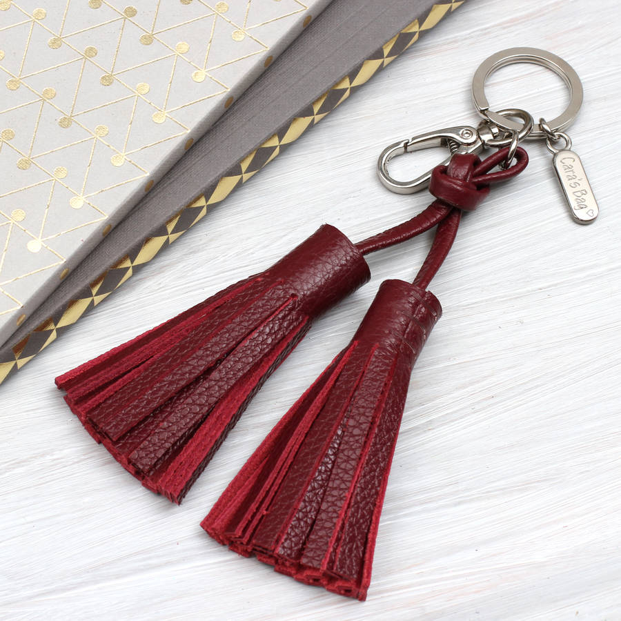 Handmade Leather Bag Charm Leather Dog Bag Charmkey Chain 