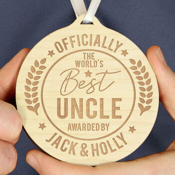 Personalised 'Officially The Best' Medal, 2 of 8