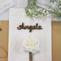 Personalised Wooden Name Place Table Settings, thumbnail 2 of 5