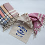 Personalised Soft Cotton Tea Towel And Tablecloth, thumbnail 2 of 11