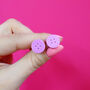 Sewing Button Stud Earrings, thumbnail 1 of 4