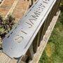 St James Park Metal Football Street Sign – Designed And Made In Britain, thumbnail 9 of 9