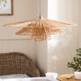 Natural Rattan Triple Tier Ceiling Shade, thumbnail 1 of 5