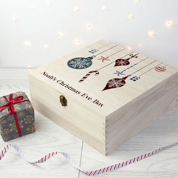 Personalised Bauble Large Christmas Eve Box, 2 of 3