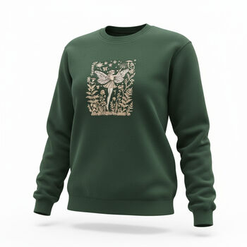 Gold Garden Fairy Embroidered Sweatshirt, 5 of 6